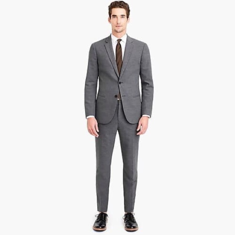 J Crew men’s gray slim fit suit NEW WITH TAGS!